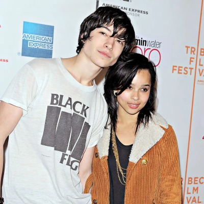 Zoë Kravitz and Ezra Miller in their early days.